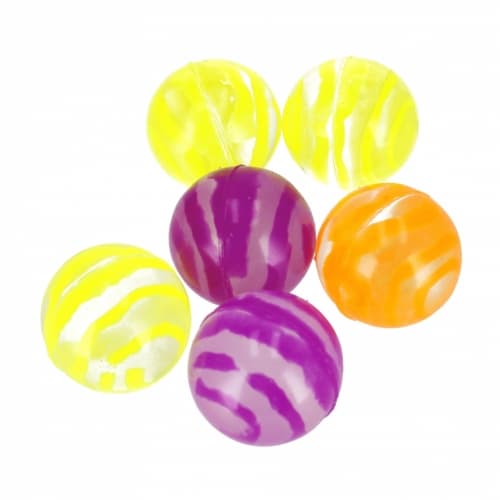 Gummikugle 3 cm Spiral Neon MIX MEGA CREATIVE 536516
