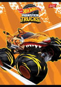 Miniatyrbild 3 av 5: Notebook A5 16k galler laminerad Hot Wheels Monster Truck mix Unipap