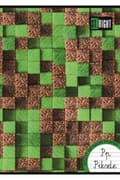 Miniatyrbillede 2 af 3: Notesbog til at lære at skrive A4 32k dobbelt linje tofarve laminerede Pixel Cubes/ Play New Level Game mix Unipap