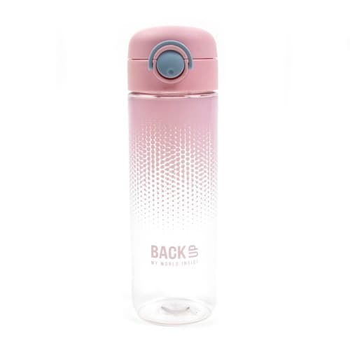 Flaske lyserøde prikker 600ml C36 Backup