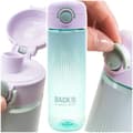 Miniatyrbild 4 av 4: Flaska lila-celadon prickar 600ml C39 Backup