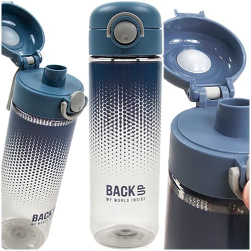 Flaska blå prickar 600ml C58 Backup