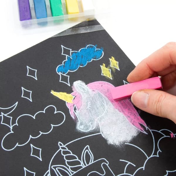 Kidea Unicorn Pastel Tegnesæt