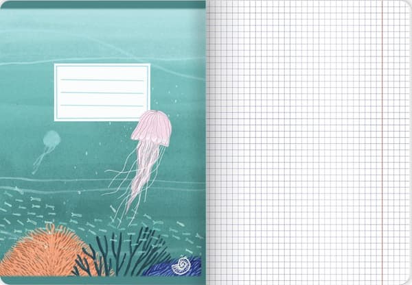 Kannettava A5 32k grid Ocean Wonders Top2000