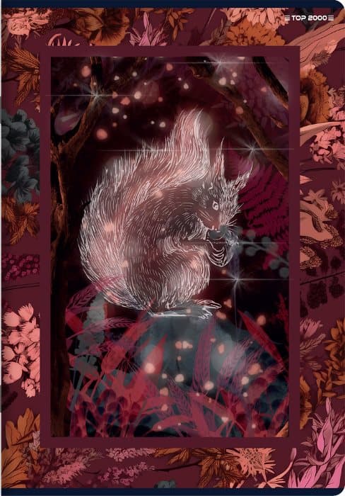 A5 muistikirja 32k line Fairytale Forest Animals Top2000