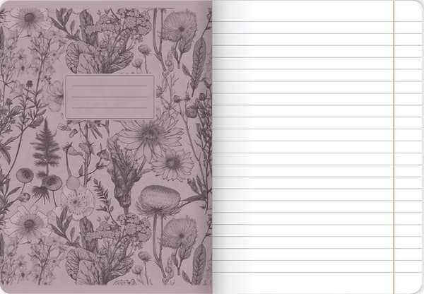 A5 notesbog 60k line Fairytale Forest Animals Top2000