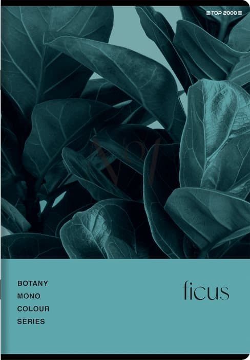 A5 muistikirja 60k grid Botany Plants Top2000