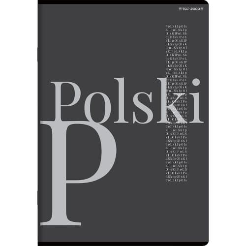A4 notesbog 60k linjer tematisk polsk sprog Top2000