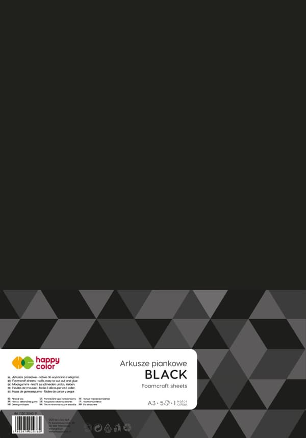 Black Foam Black A3 5 arkkia Happy Color