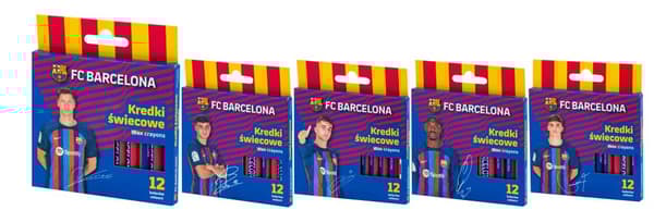 FC Barcelona Astra 12 farve voksblyanter