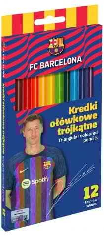 12-blyant klasse FC Barcelona trekantede blyanter