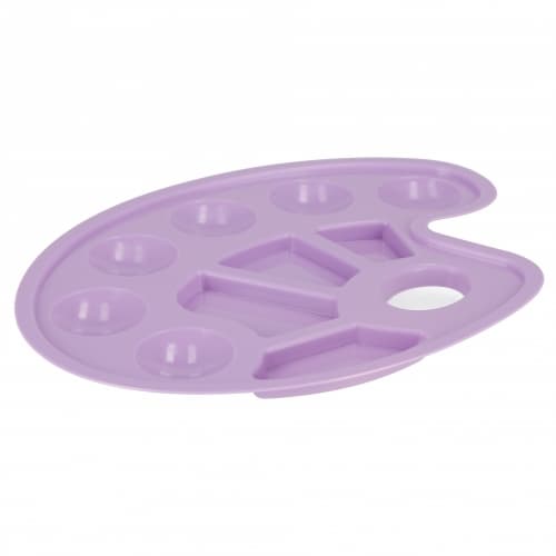 Palett för färg, oval, pastell, lila, STARPAK 540850