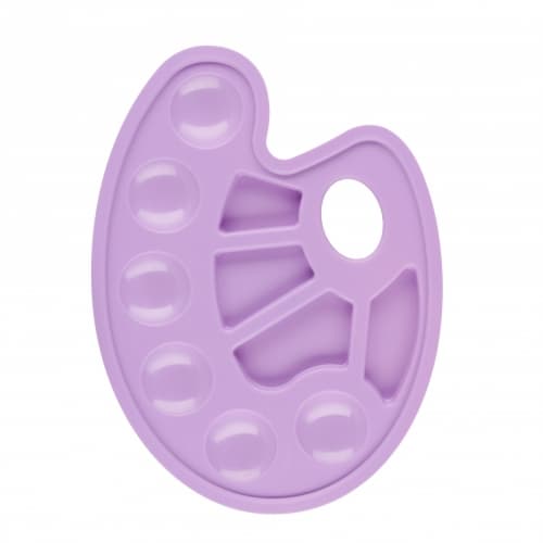 Palette til maling, oval, pastel, lilla, STARPAK 540850