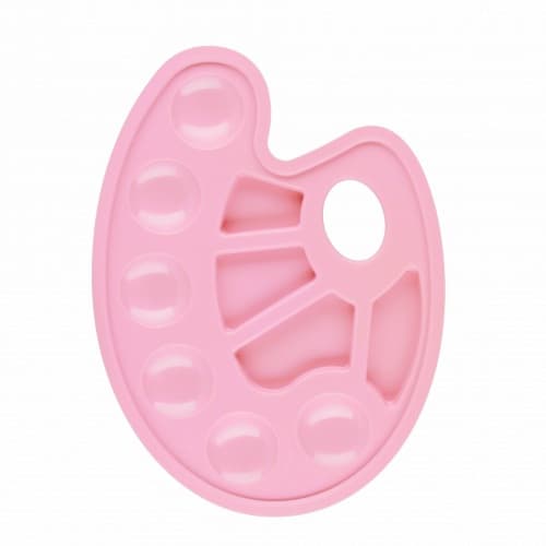Palette til maling, oval, pastel pink, STARPAK 540387