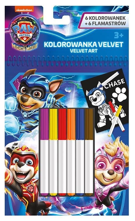 Paw Patrol -värityssivu Unipap-merkeillä
