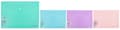 Miniatyrbillede 1 af 5: Pastel Line Astra A4 kuvertmappe med snap-on