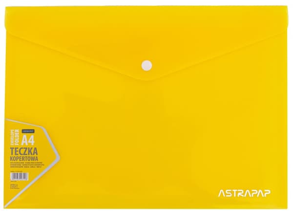 Neon Line Astra A4 kuvertmappe med snap-on