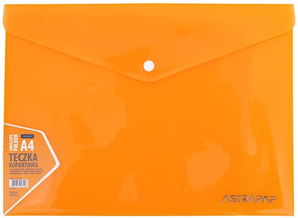 Neon Line Astra A4 kuvertmappe med snap-on