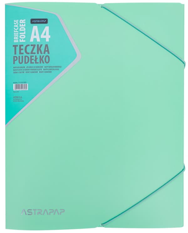 Mappkartong med gummiband A4 Pastel Line Astra