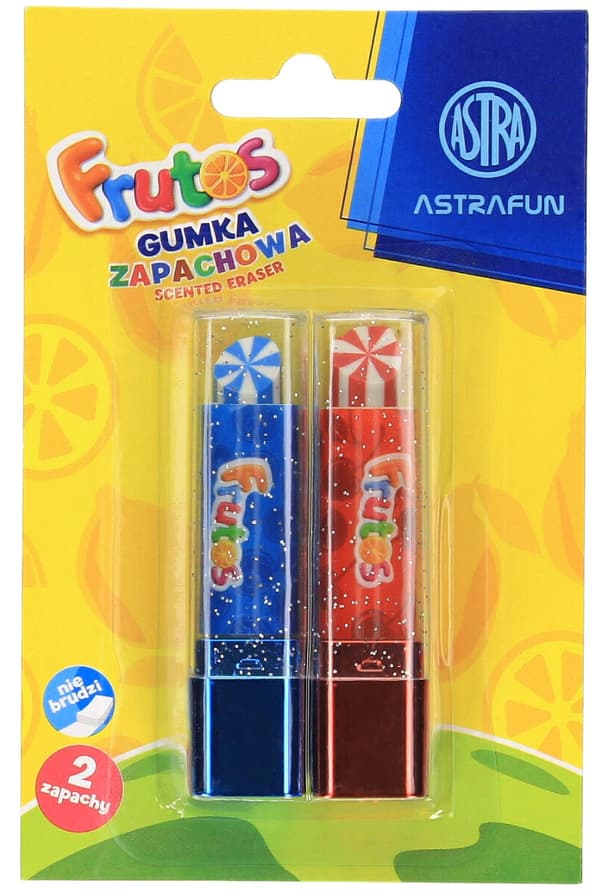 Frutos Fruit Scented Lipstick Eraser 2 st. Blister Astra
