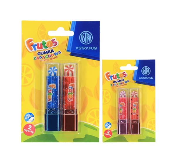 Frutos Fruit Scented Lipstick Eraser 2 st. Blister Astra