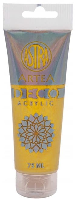Akrylmaling Deco 75ml metallisk guld Astra Artea