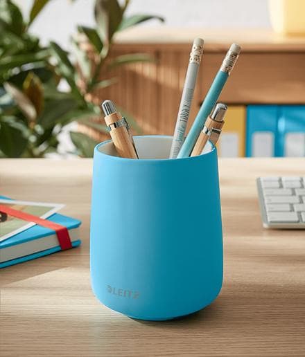Leitz Cozy Ceramic Pen Holder - Serene Blue
