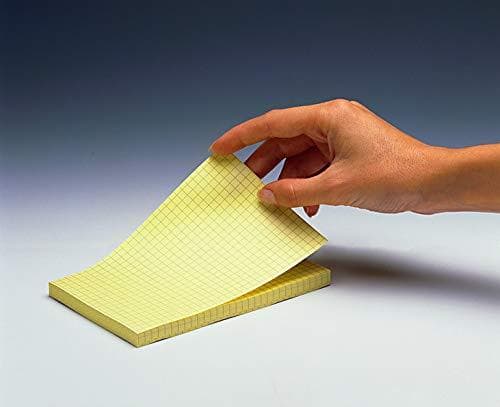 Post-it 662 klisterlappar 102 mm x 152 mm fyrkantiga gula