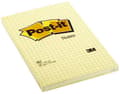 Miniatyrbild 1 av 5: Post-it 662 klisterlappar 102 mm x 152 mm fyrkantiga gula