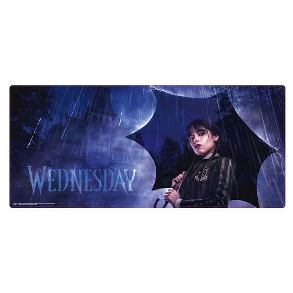 Wednesday gaming desk mat