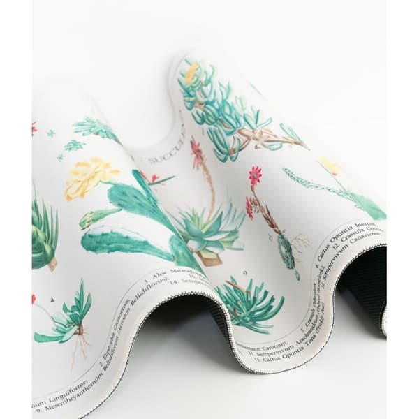 Botanical Cacti gaming desk mat