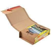 ColomPac CP020.12.020 - flexibel omslagsförpackning - bokförpackning av wellpapp - 325 x 250 x 80 mm - brun - 1 förpackning = 20 st (CP020.12.020)