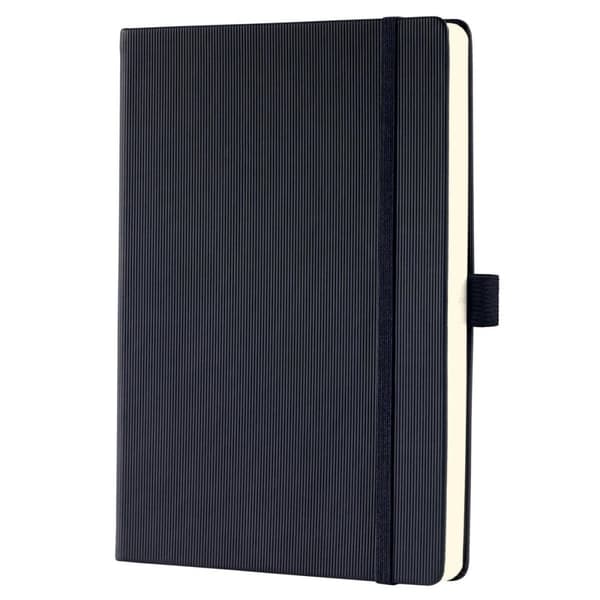 Sigel Conceptum - dagsorden 2023 - daglig planlægger - tysk - udateret - sort - hardcover