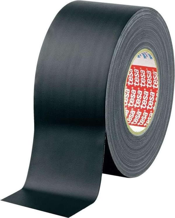 tesa stofklæbende tape ® Gaffertape sort (L x B) 50 mx 50 mm 1 rulle(r) (53949-00000-02)