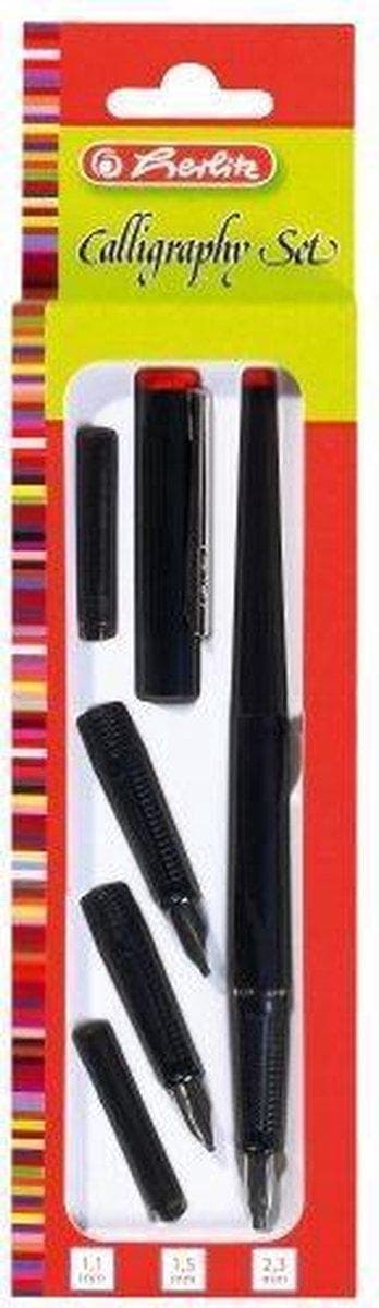Herlitz Kalligrafi Pen Sæt, 5 stk.