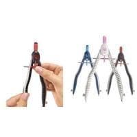Herlitz 11122322 lynjusteringskompas my.pen sort/grå med ekstra ledninger og mulighed for slibning