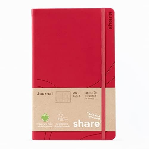 share Journal Y-07-07-08 A5 red (Y-07-07-08)