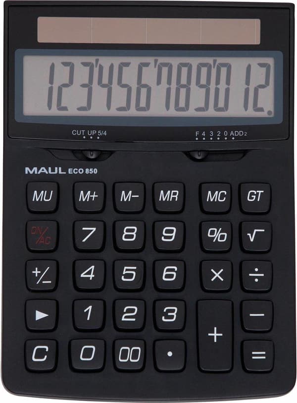 MAUL ECO 850 lommeregnerlomme Simple Calculator Sort (7268890)