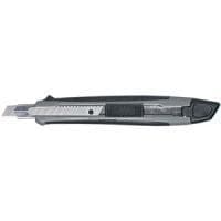 MAUL Cutter Softgrip, 18 mm, med 2 udskiftningsblade, gummieret grebszone med skridsikker bremse, med knivfremføring (77318-84)