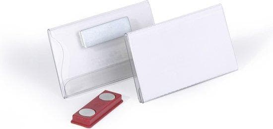 Slitstarkt namnskylt med magnet 40 x 75 mm - märke - Landskap - PVC - Transparent - 75 mm - 40 mm (811619)