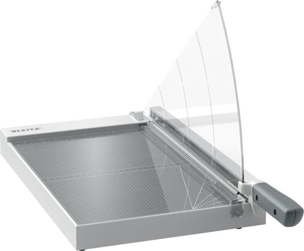 Leitz Precision Office Skärbord A4+ med knivskydd och ljusteknik för kontor - Skär upp till 15 A4-ark - Antracit