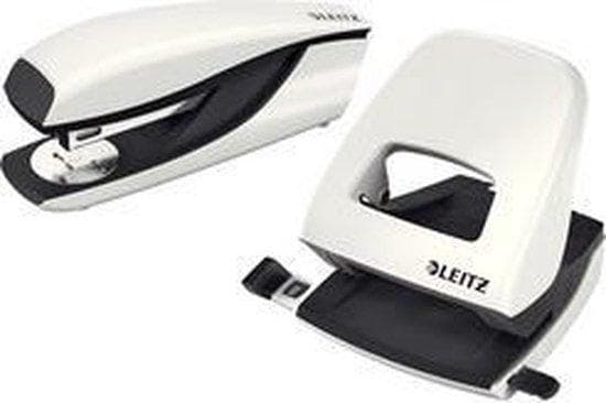 LEITZ Nexxt WOW hæftemaskine & hulsæt, metallisk grøn i blisteremballage, - 1 stk (5095-10-54)