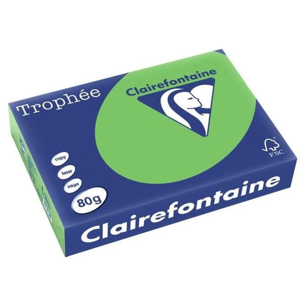 Papper A4 intensiv Mint 80g Trophé - Lot5 ram. 500 Ark.