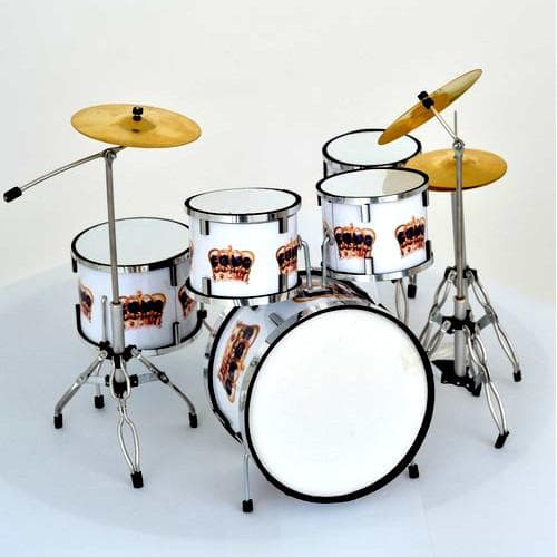 Mini Drum Set: Queen - Tribute 'Crest'