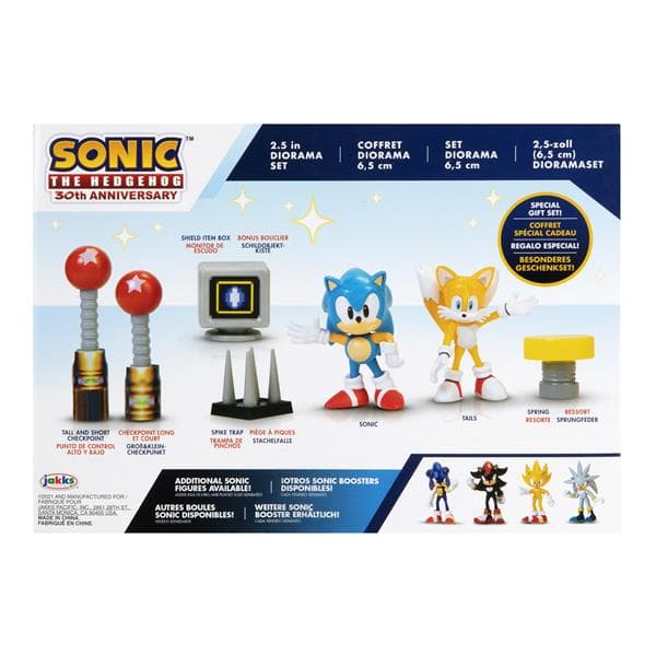 Sonic 6,5 cm figur Diorama Set
