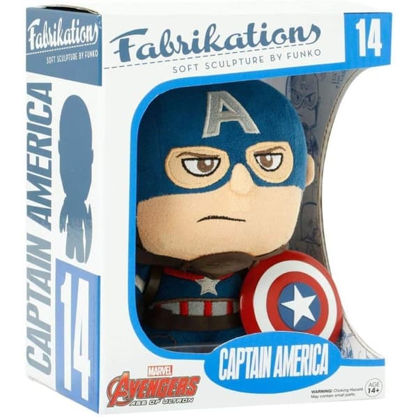 Funko Fabrikations Plush Avengers Age Of Ultron Captain America Character Figure