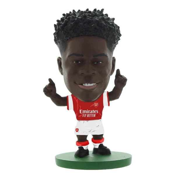 Arsenal FC Bukayo Saka SoccerStarz Football Figurine Red/White One Size