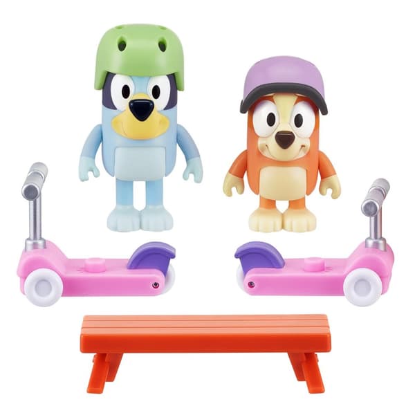 Bluey Bluey and Bingos Scooter fun