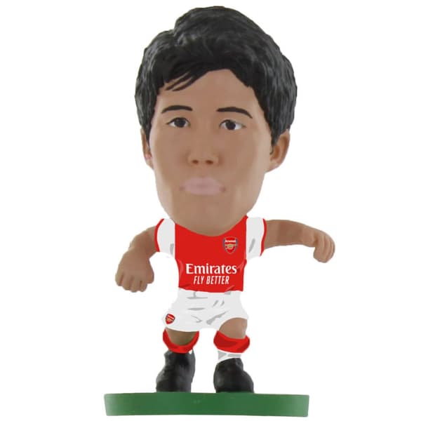 Arsenal FC Takehiro Tomiyasu SoccerStarz fodboldfigur White/Red One Size