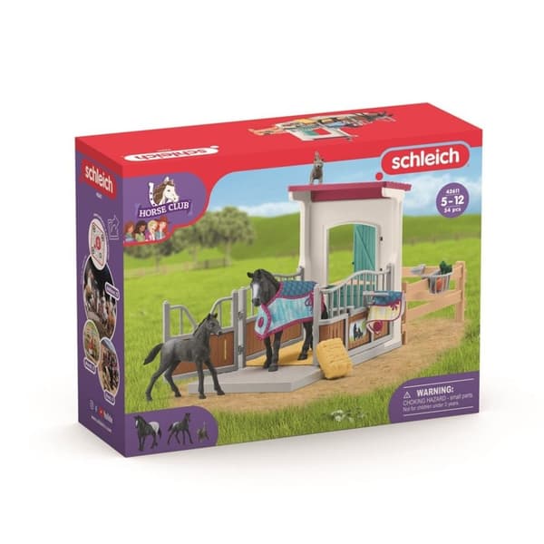 Horse Club Hästbox med Sto och Föl Schleich